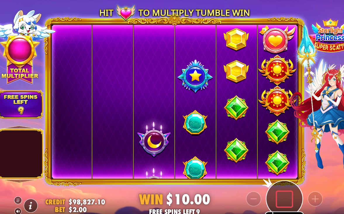 Free Spins round with the TOTAL MULTIPLIER accumulator